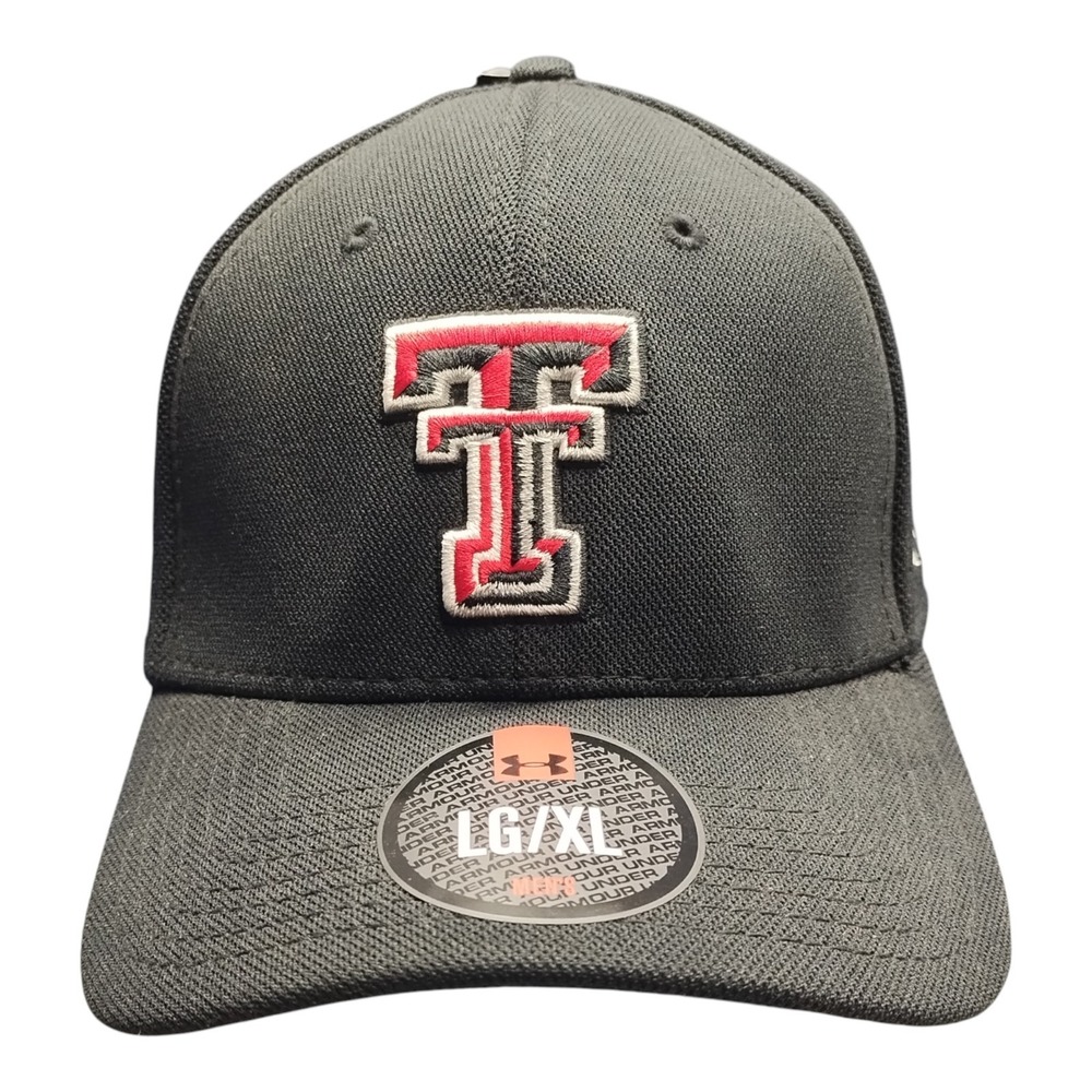 NCAA Texas Tech Red Raiders Under Armour Football Cap Mens Large/XL Multi Fitted